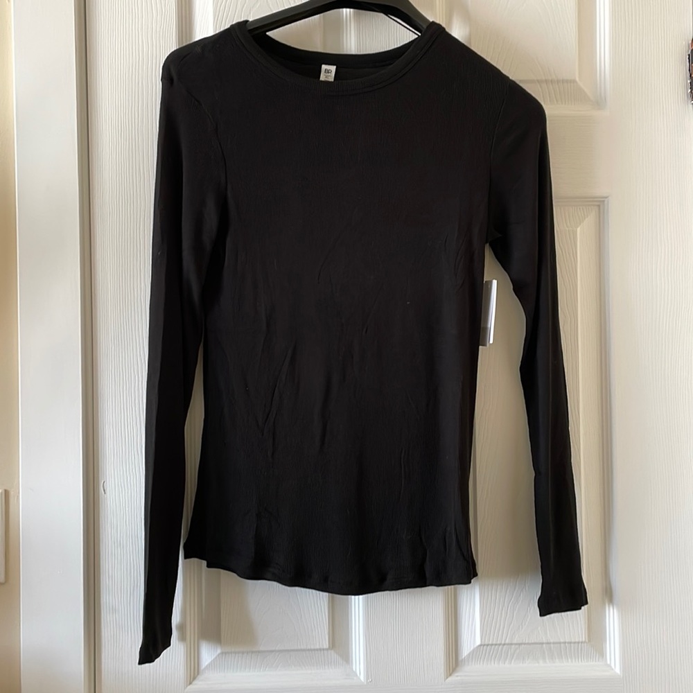Bp thin ribbed long sleeve t shirt